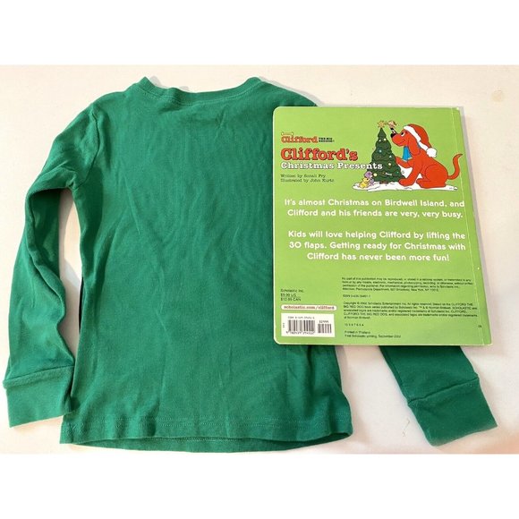 Clifford's Christmas Presents by Sonali Fry 2002 Flap Book w 5T Elf Top Beanie - Picture 7 of 7